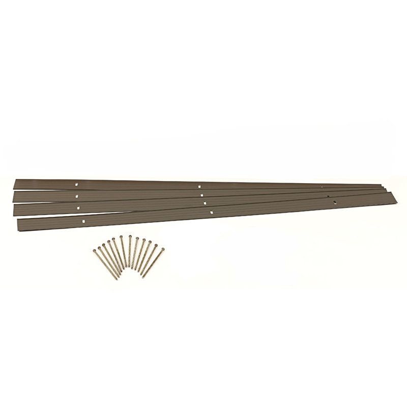 4'' H x 288'' W Metal Lawn Edging, Bronze