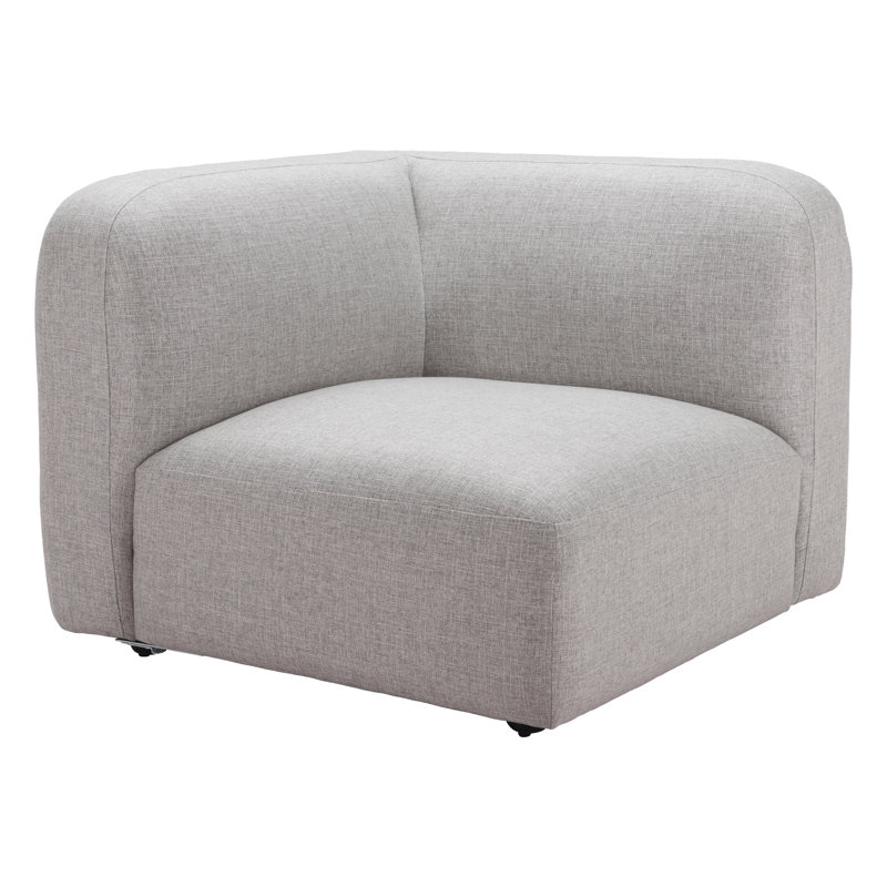 Chaise d'angle Biak - gris