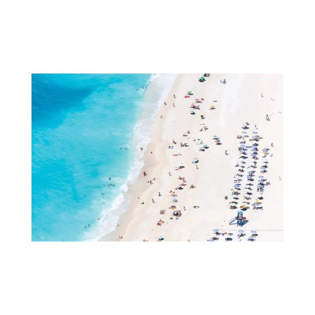Aerial View Of Myrtos Beach IV, Cephalonia, Ionian Islands, Greece by Matteo Colombo - Print on Canvas