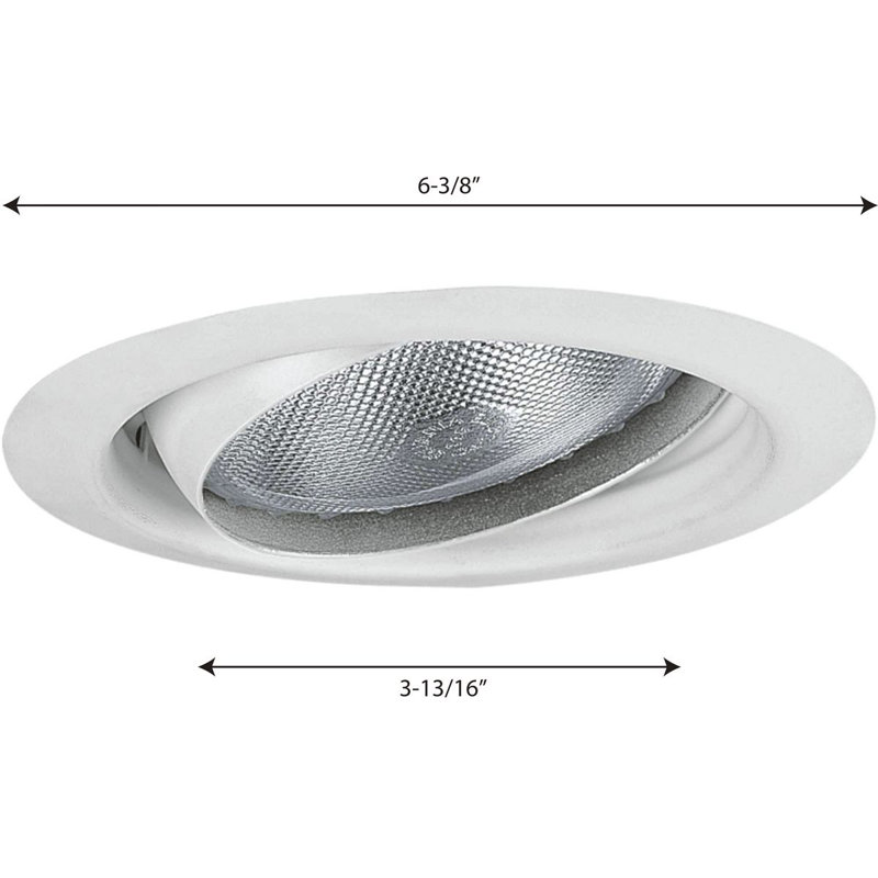 Eyeball 3.8" Recessed Trim, White