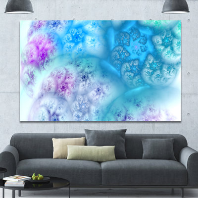 « clear blue magic oragey sky », impression sur toile tendue