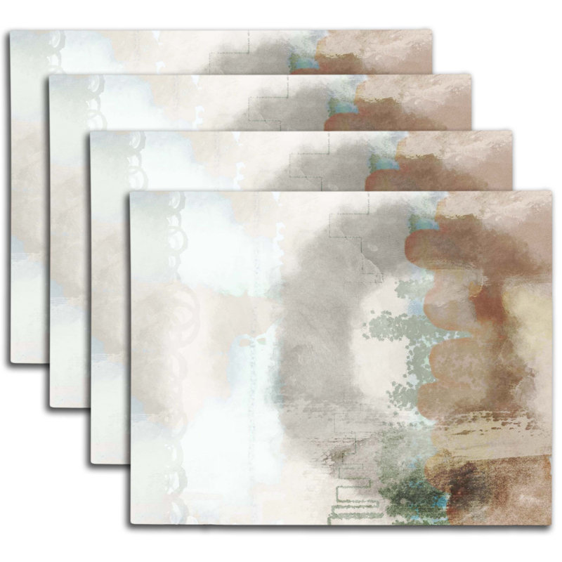 Napperon abstrait en polyester