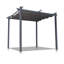 10 pi. L 10 pi. Pergola en aluminium avec auvent-94401574