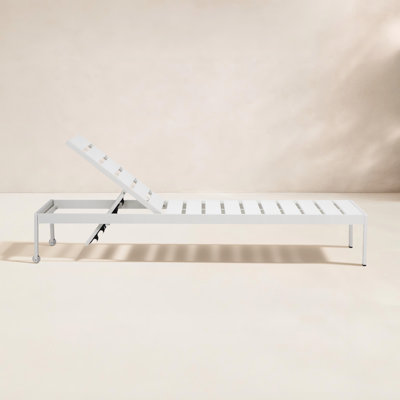 Aynura 26" Patio Chaise Lounge
