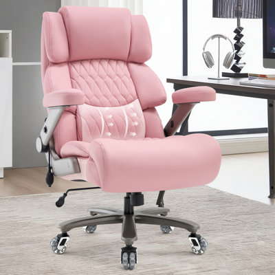 Big And Tall Leather Executive Office Chair Adjustable Ergonomic Desk Chair