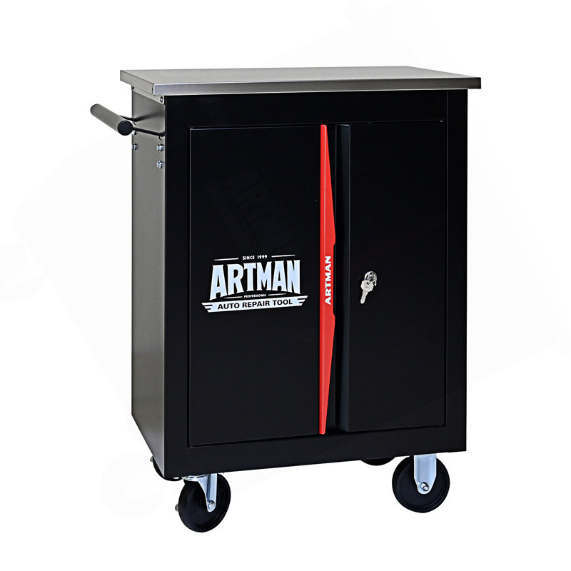 Double-Door Multi-Function Tool Cart, Accent Cabinet