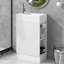 Meuble-lavabo avec lavabo, meuble-lavabo avec tablette réversible à deux niveaux