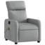  Fauteuil de massage inclinable gris clair-664986324