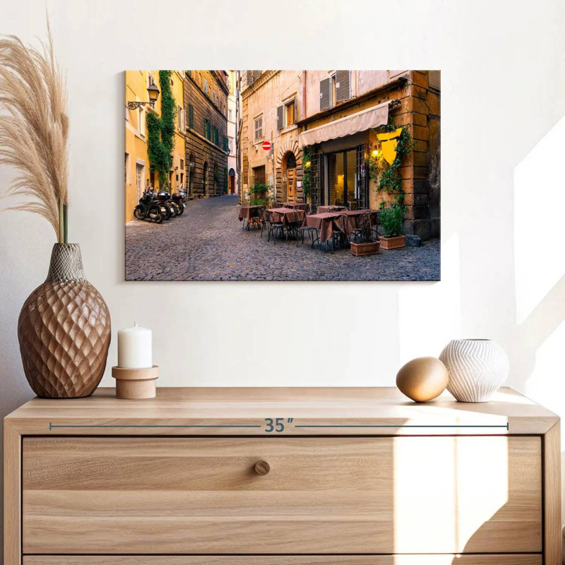 Sirci, rue historique de Rome, H 16 po x l 24 po