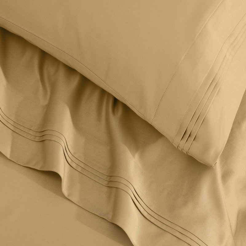 Tipton 1500 Thread Count Certified Egyptian Cotton Ultra-Luxury Pillowcase, Standard, Platinum