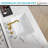 18" White Small Undermount Bathroom Sink Rectangle Ceramic Bathroom Sink with Overflow (18.3"x13.8") For Compact Bathroom