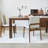 Solid wood dining table with solid weight-763530893