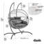 Double Swing Chair with Stand