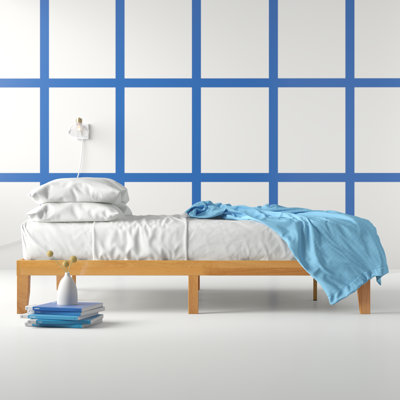 Jowita Wood Platform Bed Frame
