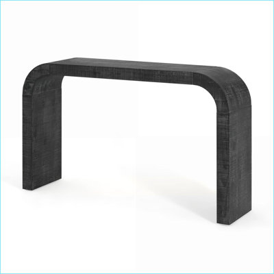 Table basse en bois rustique Mirod de 52 po - Installation facile, stable pour le salon et le couloir