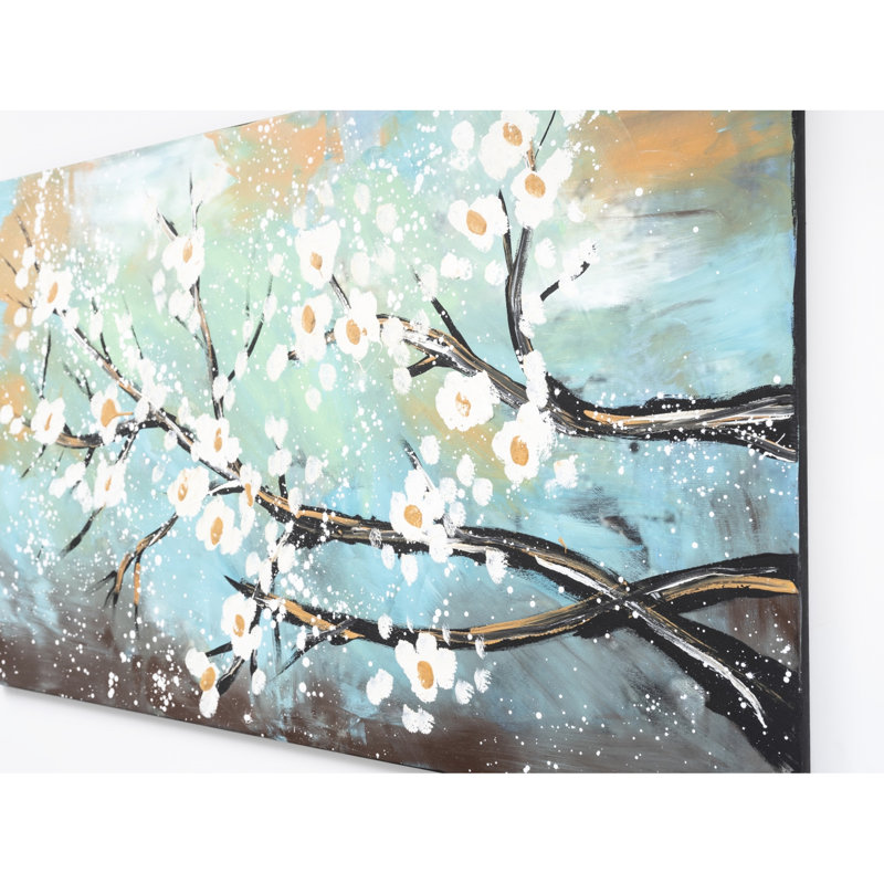 47 po x 27 po, œuvre d'art sur toile, Lime Abstract Wonders For Spring Living, 27 po, Enchant With Creative
