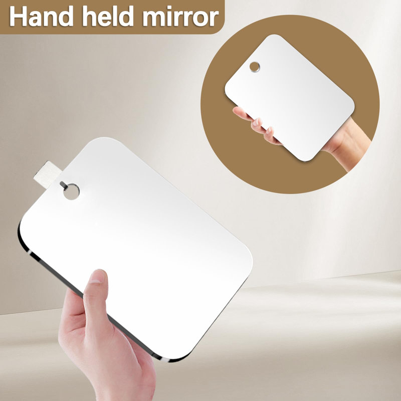 Shower Mirror for Shaving,Frameless Portable Mirrors