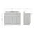 Hamlet 49'' Single Bathroom Vanity with Carrara Marble Top-60199460