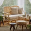 Banquette en rotin japonais