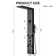 5-Jet Rainfall Shower Panel System with Rainfall Shower Head and Shower Wand Shower Tower in