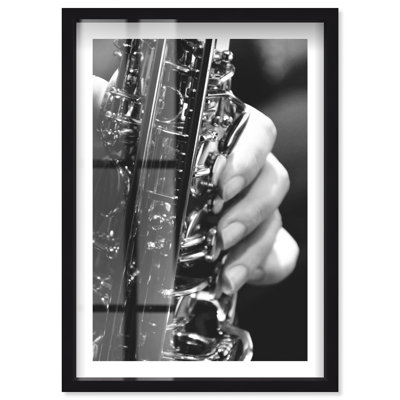 Playing Shadowbox Print Framed Photography by Notoriart, Black Frame, 37 x 55