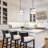  1-Light Single Square/Rectangle Cube Pendant for Kitchen Dining Room Foyer Entryway-1419311245