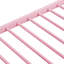 Lit superposé en métal rose sur simple