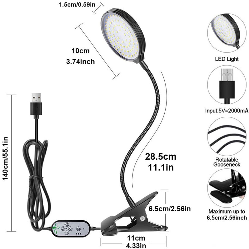 Zhu 5 Grow Light Herbs and Fruits / Vegetables