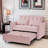 Collinward 53" W Murphy Sofa Bed Loveseat with Adjustable Tufted Back and USB Outlet-297002987-297002991