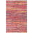 Drakeford Chevron Handmade Flatweave Cotton Red/Yellow/White Area Rug-613328759