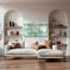 Patine chaleureuse en cuivre par Jasmine Mills-ensemble de 3 reproductions d’art sur toile tendue-23209584