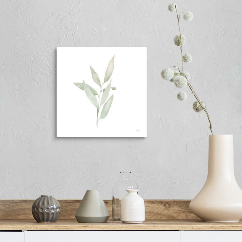 Art mural sur toile Sage II, Toile tendue, H 12 po x l 12 po