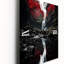 Horloge murale grise et rouge Waterfall Of Eternity II-1063447555