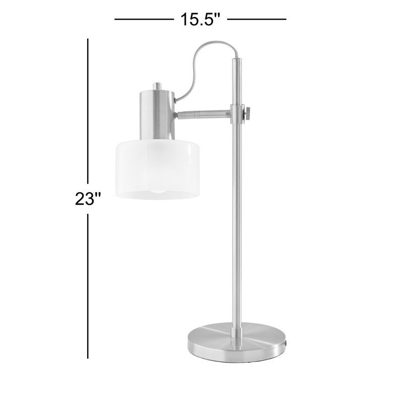 Lampe de bureau en métal Carmina Shireen