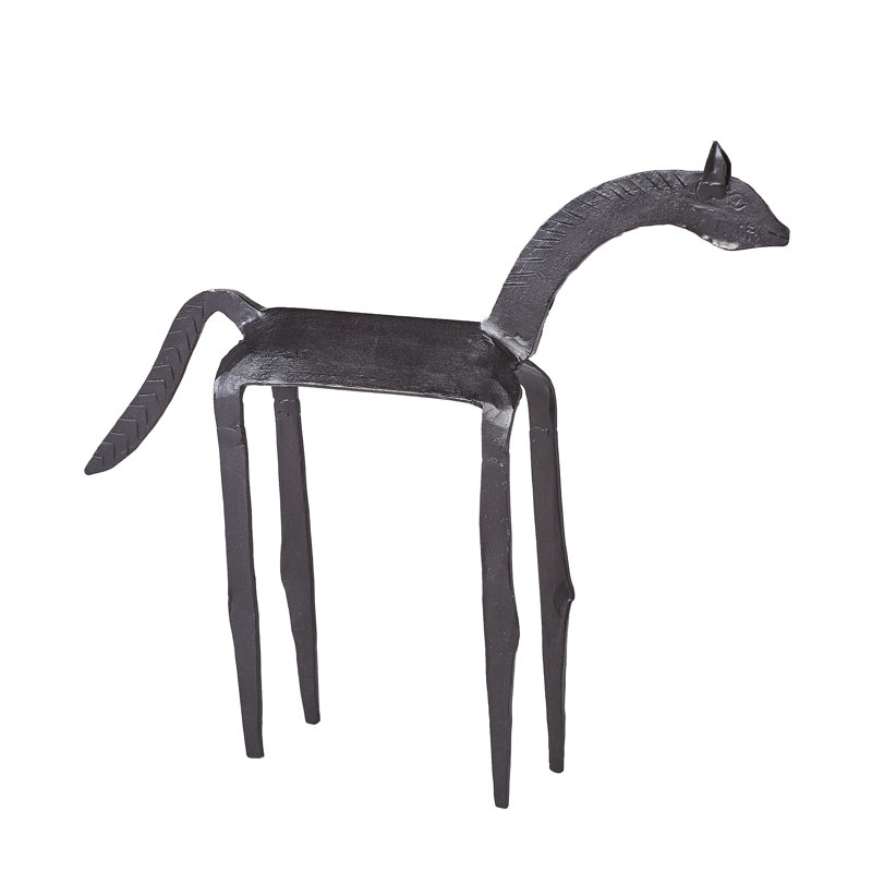 Primitive Iron Horse, 10'' H x 8.25'' W x 1.5'' D