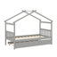 Lit en bois de pin massif avec lit gigogne-528272314
