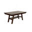 Table de salle à manger rectangulaire avec étagère, table de cuisine