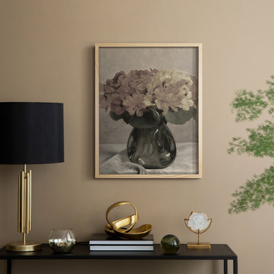 Impression florale vintage encadrée XLVII - bois massif