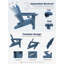 Adirondack inclinable - réglable avec repose-pieds et porte-gobelet-206763643