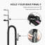 Bike Rack Vertical & Horizontal Bike Stand Black