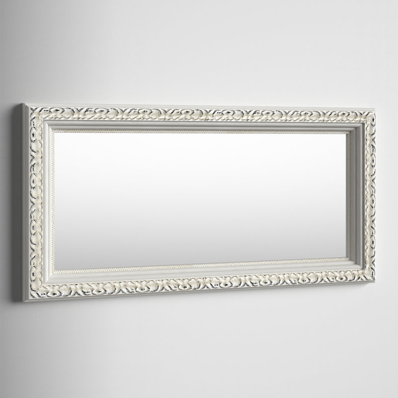 Solid Wood Flat Mirror, 48" H x 24" W x 2" D