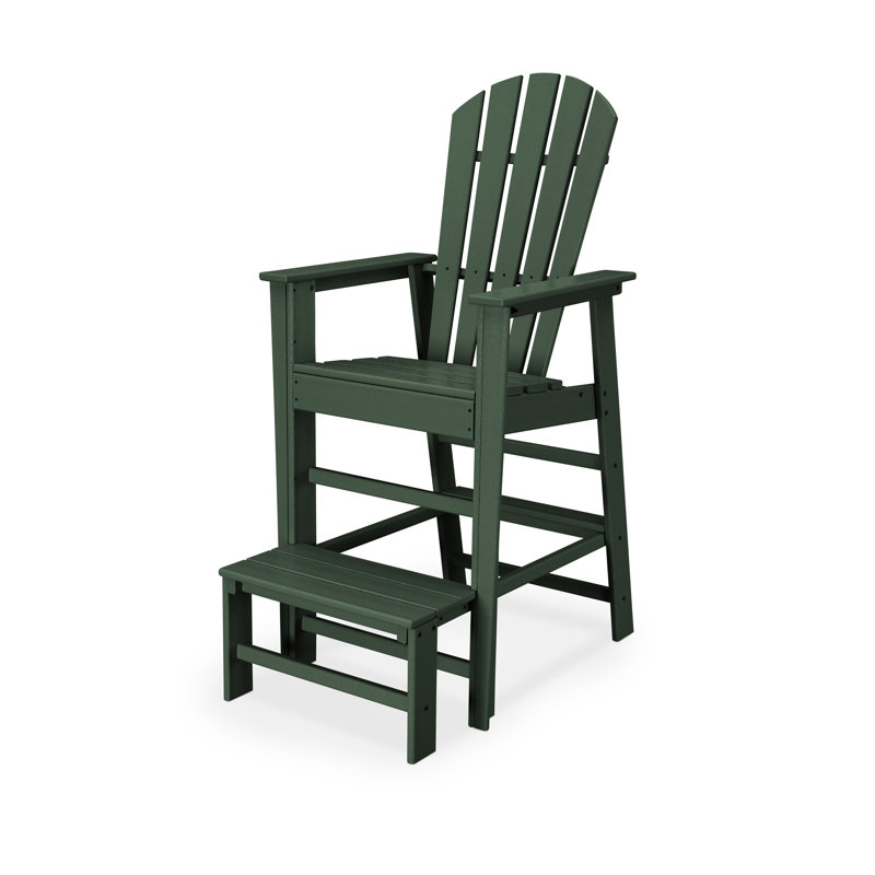 Chaise de sauveteur POLYWOOD South Beach, Vert