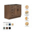 Base de meuble-lavabo simple en bois massif 42 po Osoria-121091369