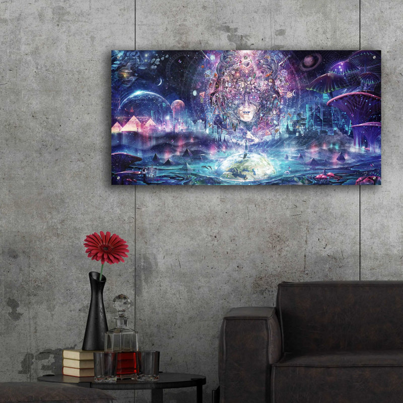 'Quest for the Peak Experience' by Cameron Gray, Acrylic Glass Wall Art, 24" H x 48" W x 0.2" D