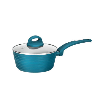 Casserole en aluminium antiadhésif 1,5 pte avec couvercle NutriChef