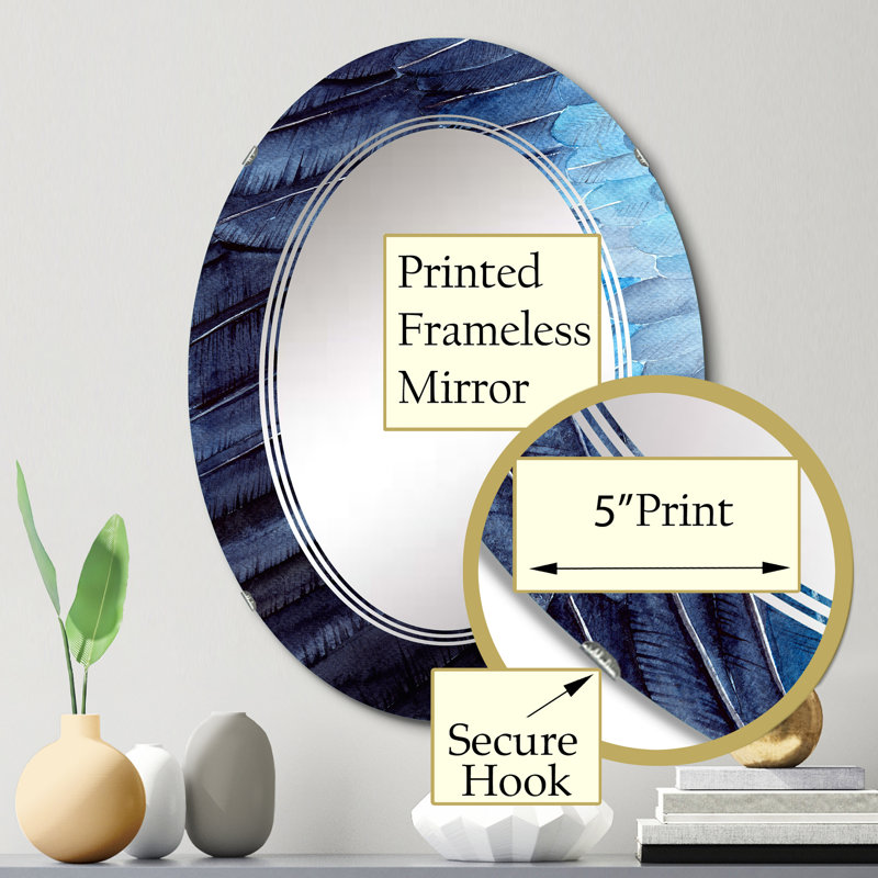 Miroir de salle de bain sans cadre, 30 po x 20 po