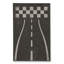 Tapis gris tissé Mosso-766533609