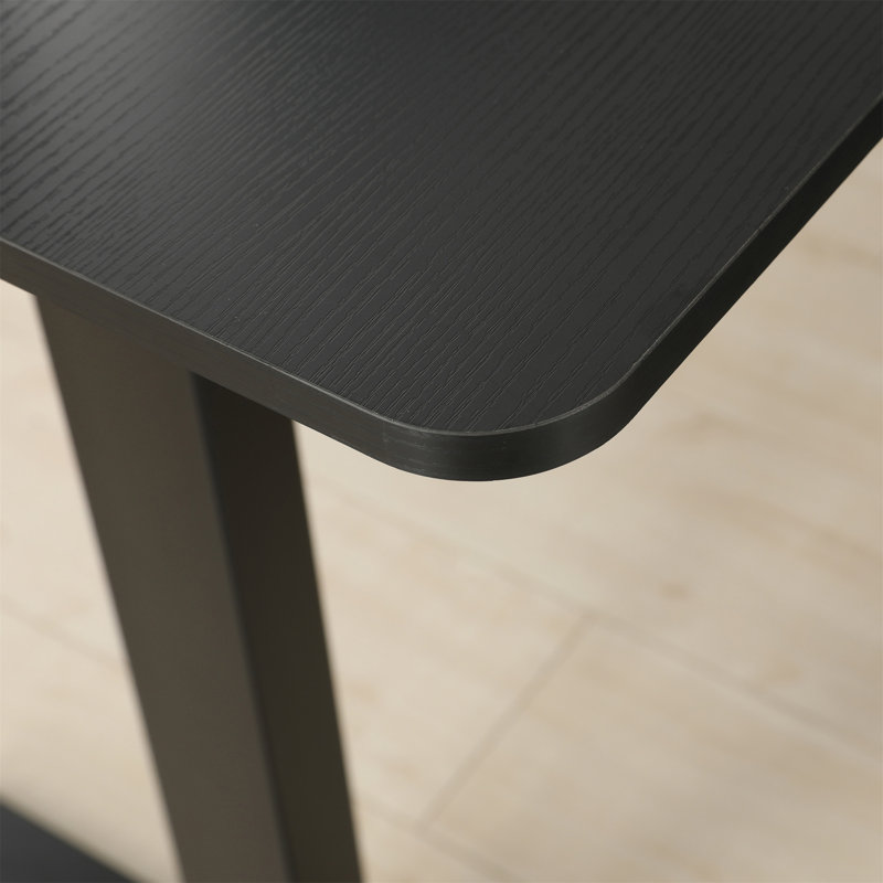 63"×30" Height Adjustable Electric Standing Desk Height Stand Up Computer Desk (Not Include Stools), Rustic Brown/Black