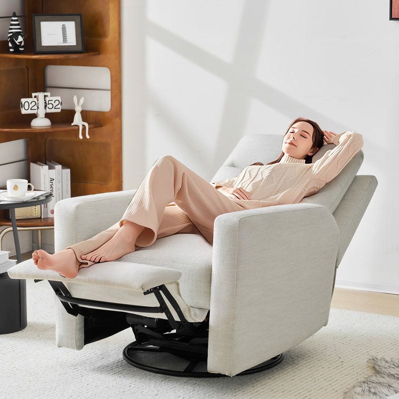Fauteuil inclinable Riverdale, Lin beige