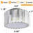 Crystal Flush Mount Ceiling Light-803348945